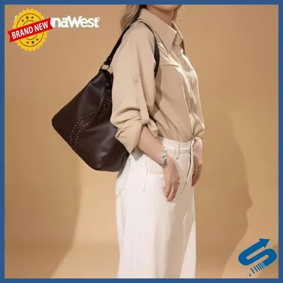 Large PU Leather Hobo Bag with Detachable Strap for Tablet & Essentials - Picture 3 of 8